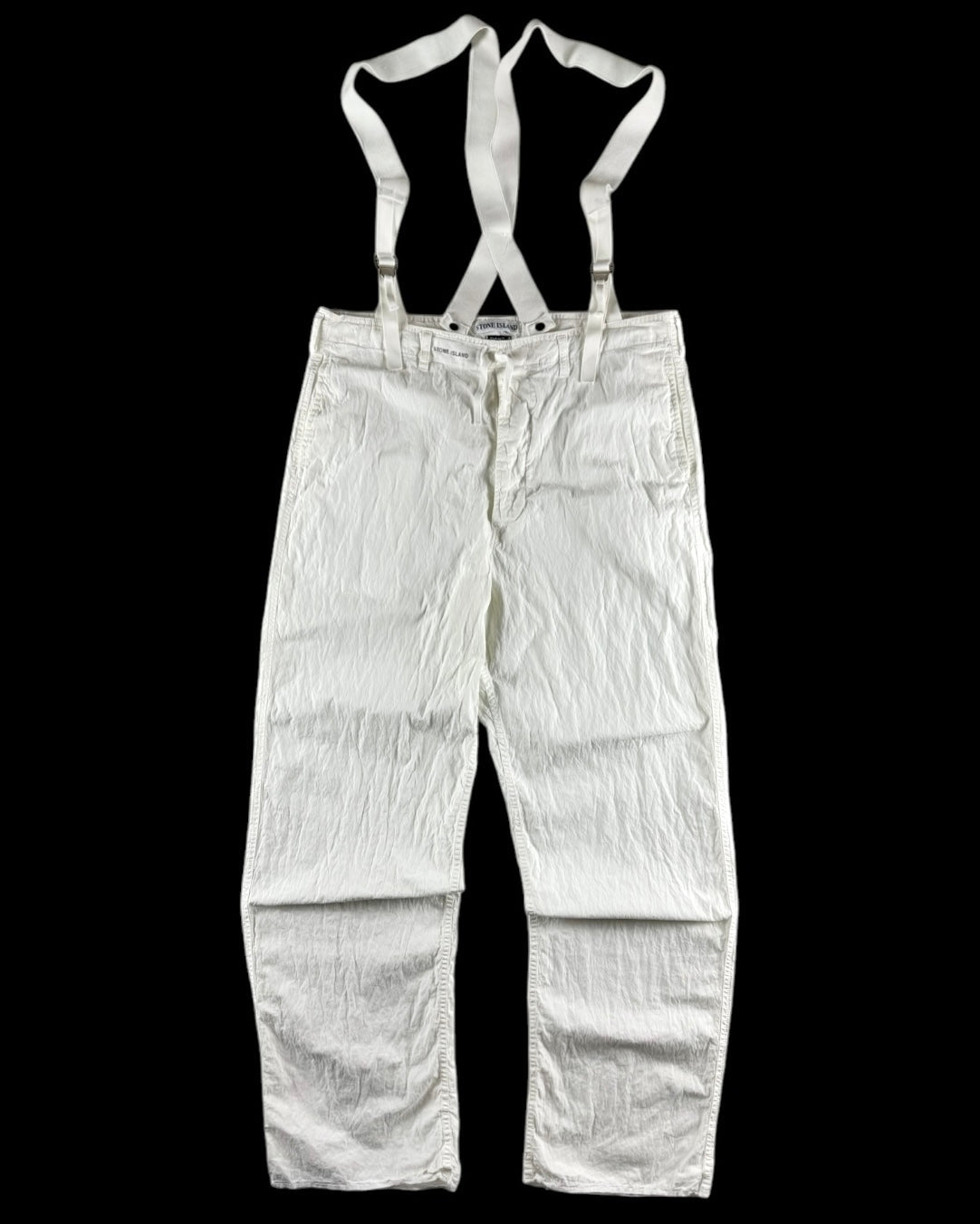 Stone Island SS 2000 Spellout Dungarees [W32]