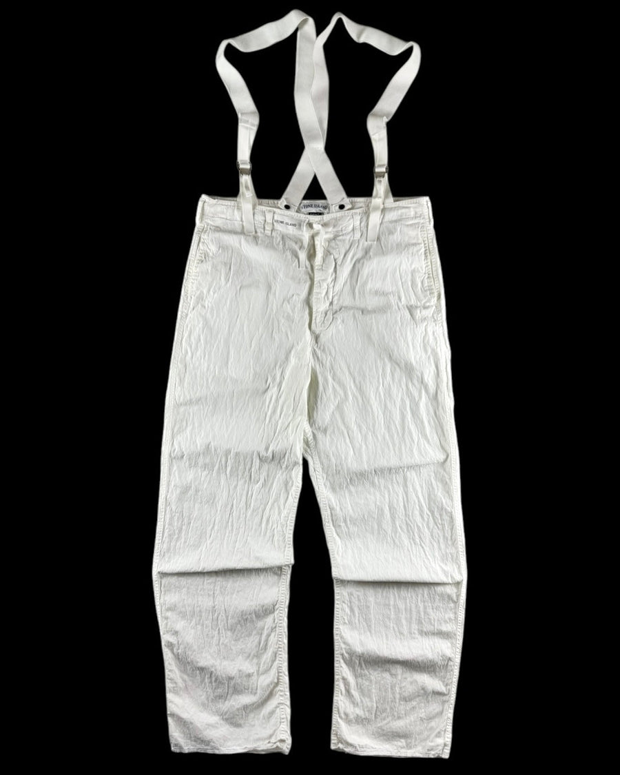 Stone Island SS 2000 Spellout Dungarees [W32]