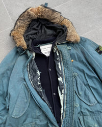 Fur Hood Raso Gommato Jacket