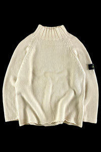 Stone Island 1994 AW Mock Neck Knitted Sweater [L]