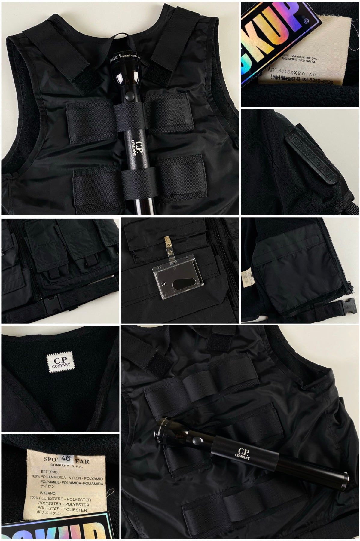 C.P. Company 2000 Urban Protection Vest with Maglite Torch [S]