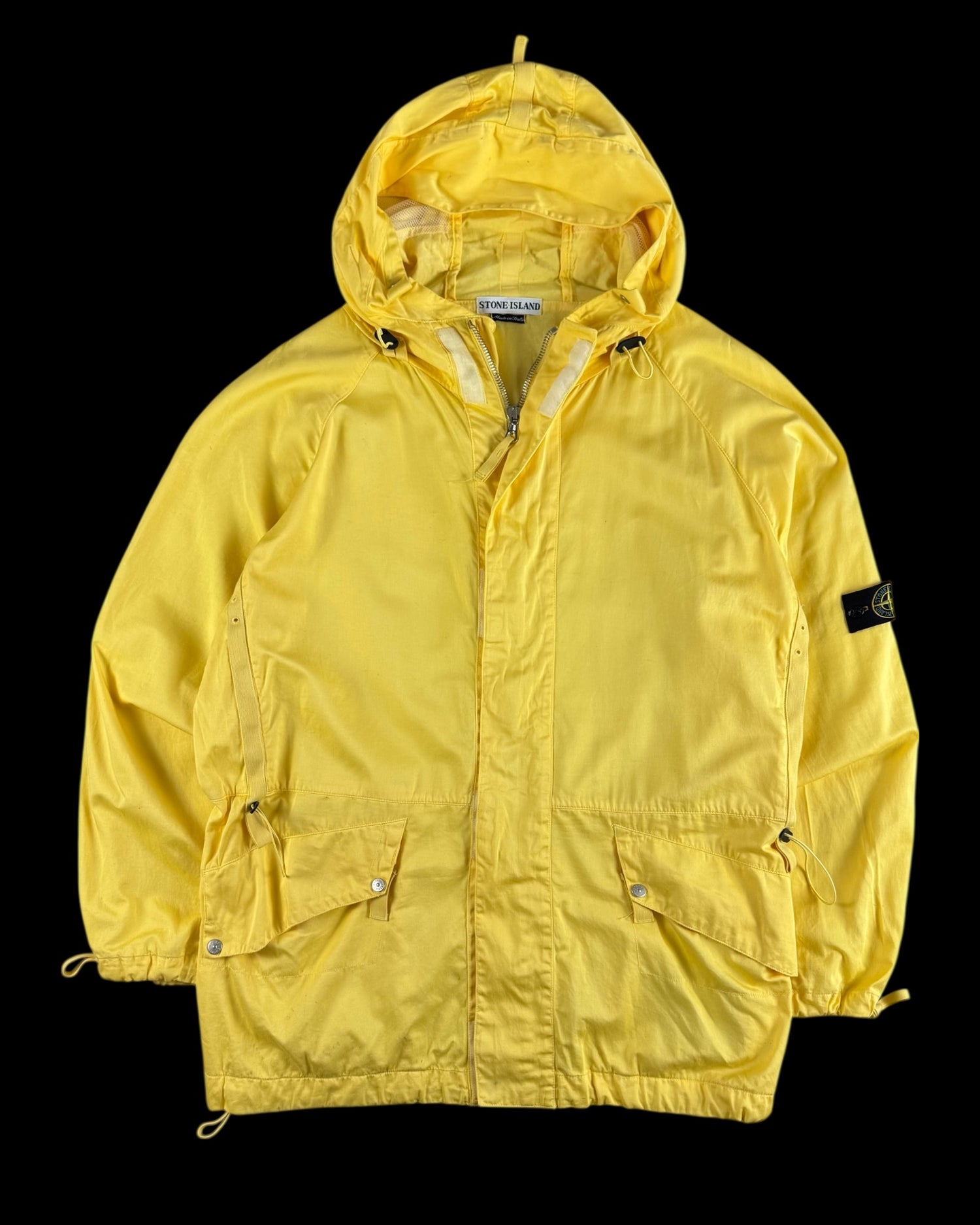Raso Gommato Hooded Deck Jacket