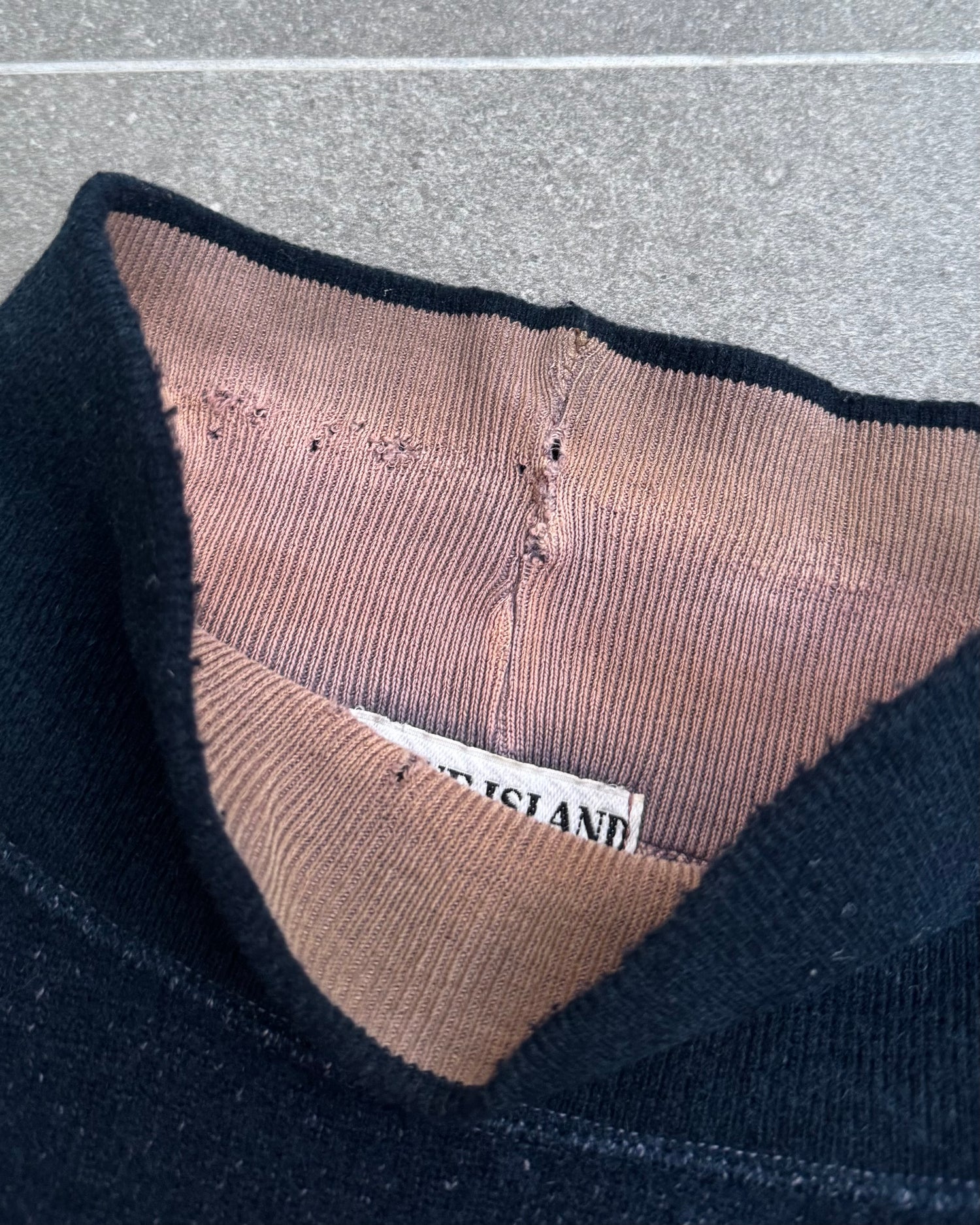 Stone Island 1980’s Embroidered Mock Neck Sweatshirt [M]