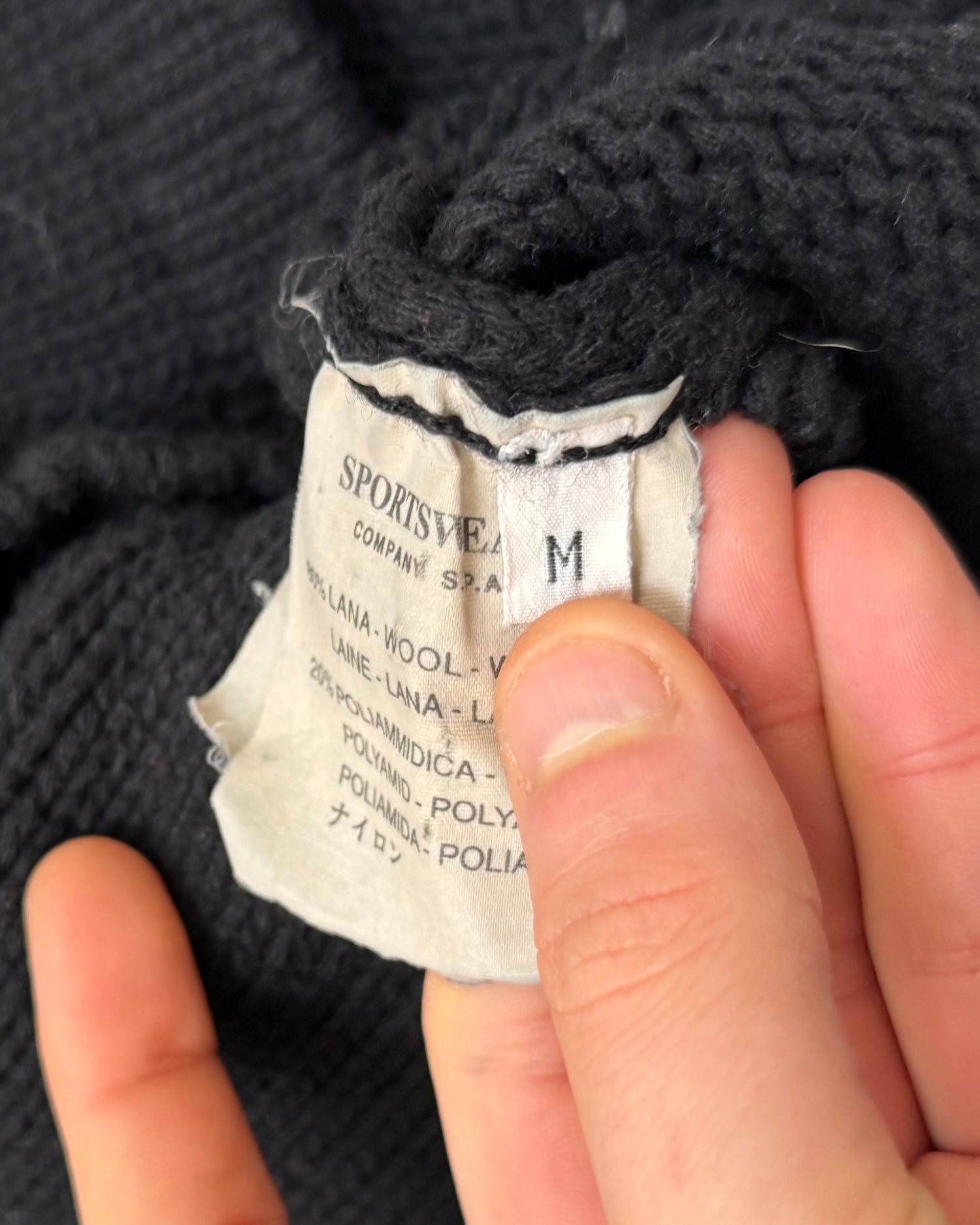 Stone Island AW 1998 Button Up Sweater [M]