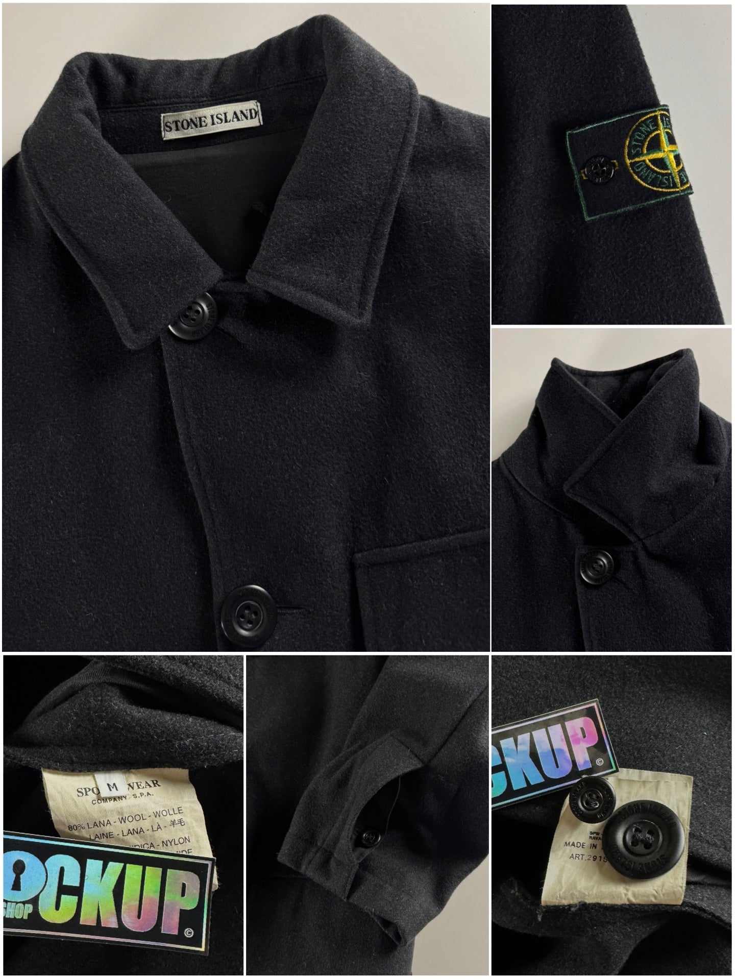 Stone Island AW 1998 Button Up Wool Jacket [M]