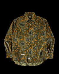 C.P. Company 1980’s Paisley Print Corduroy Shirt [L]