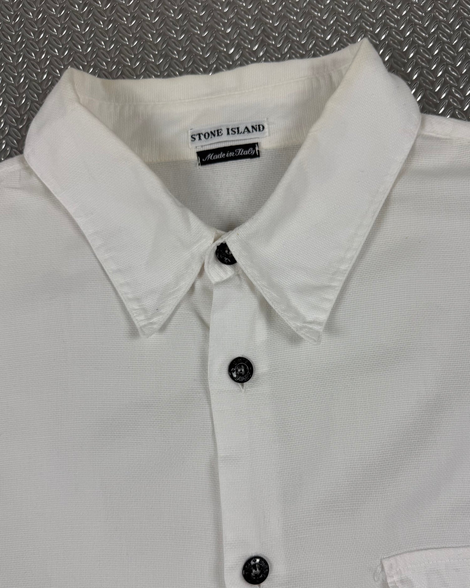 Stone Island SS 1998 Spellout Casual Shirt [XXL]