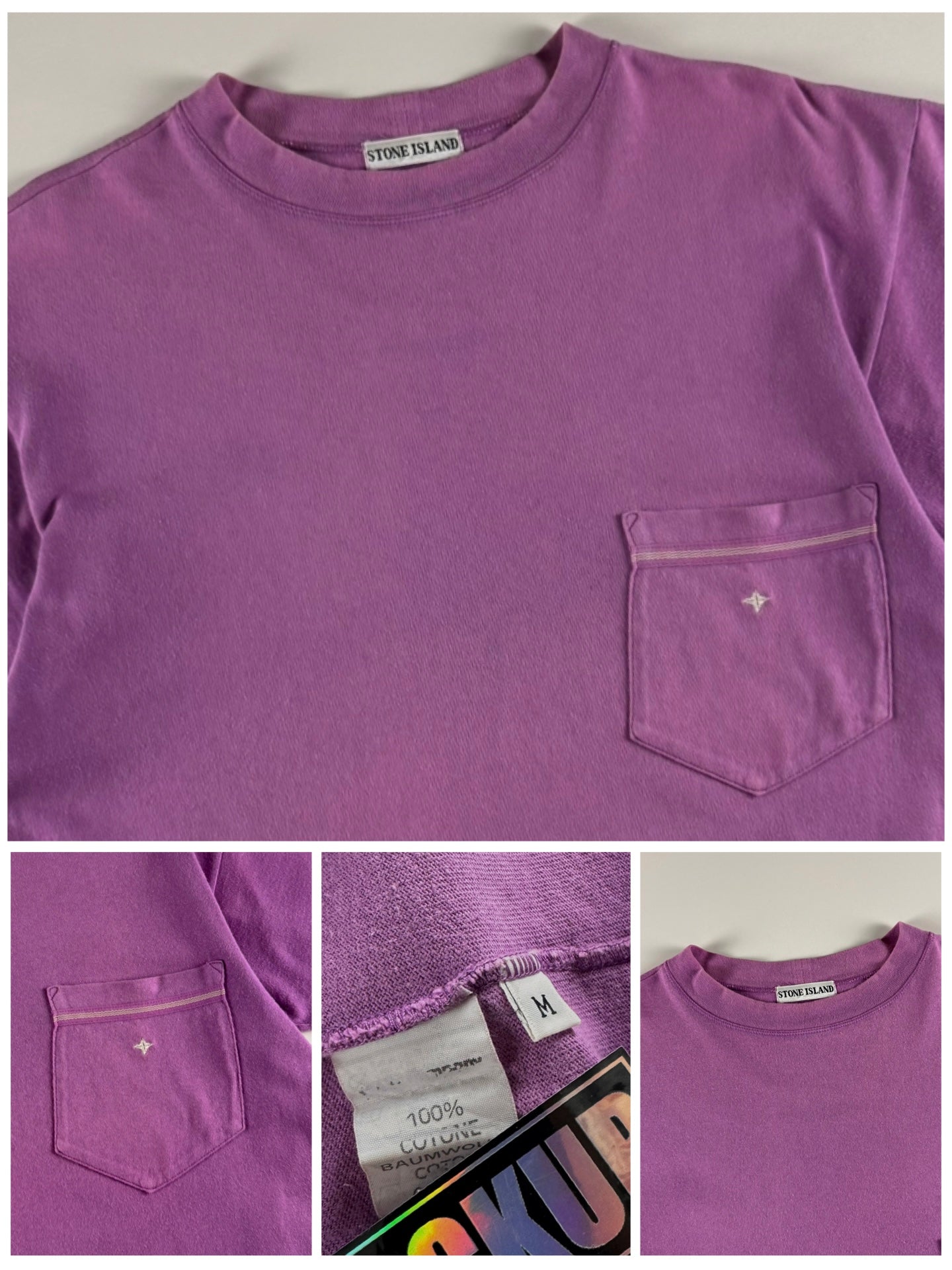 Stone Island 1980’s Compass Pocket T-Shirt [L]