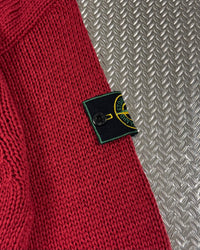 Stone Island 1990’s Knitted V-Neck Sweater [L]