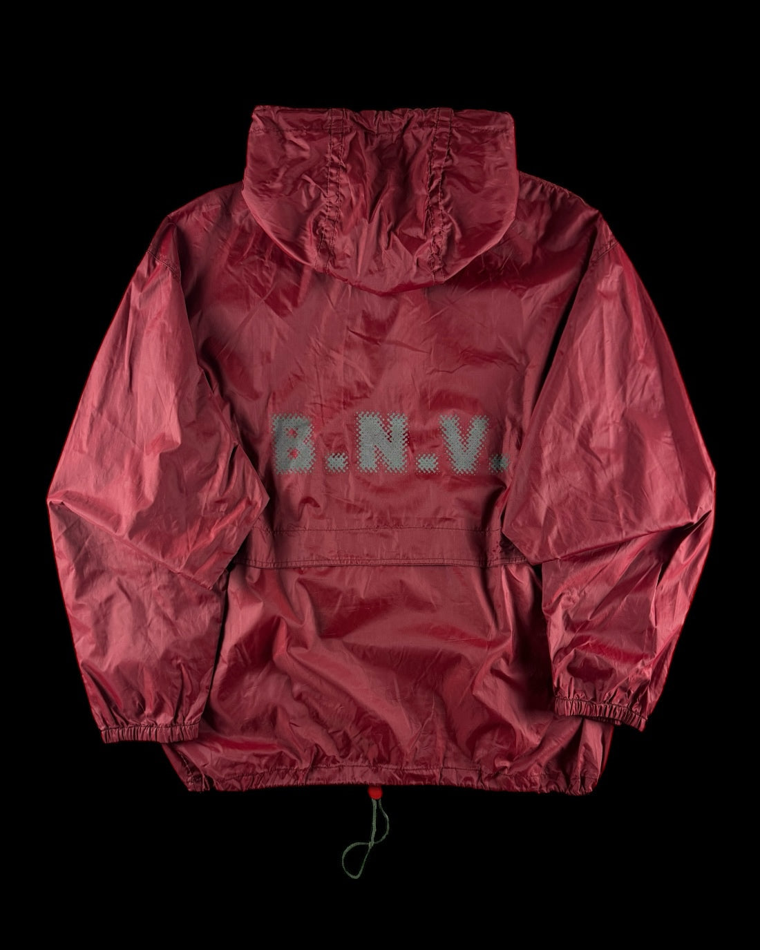Boneville 1980’s Reflective Logo Pullover Nylon Smock Jacket