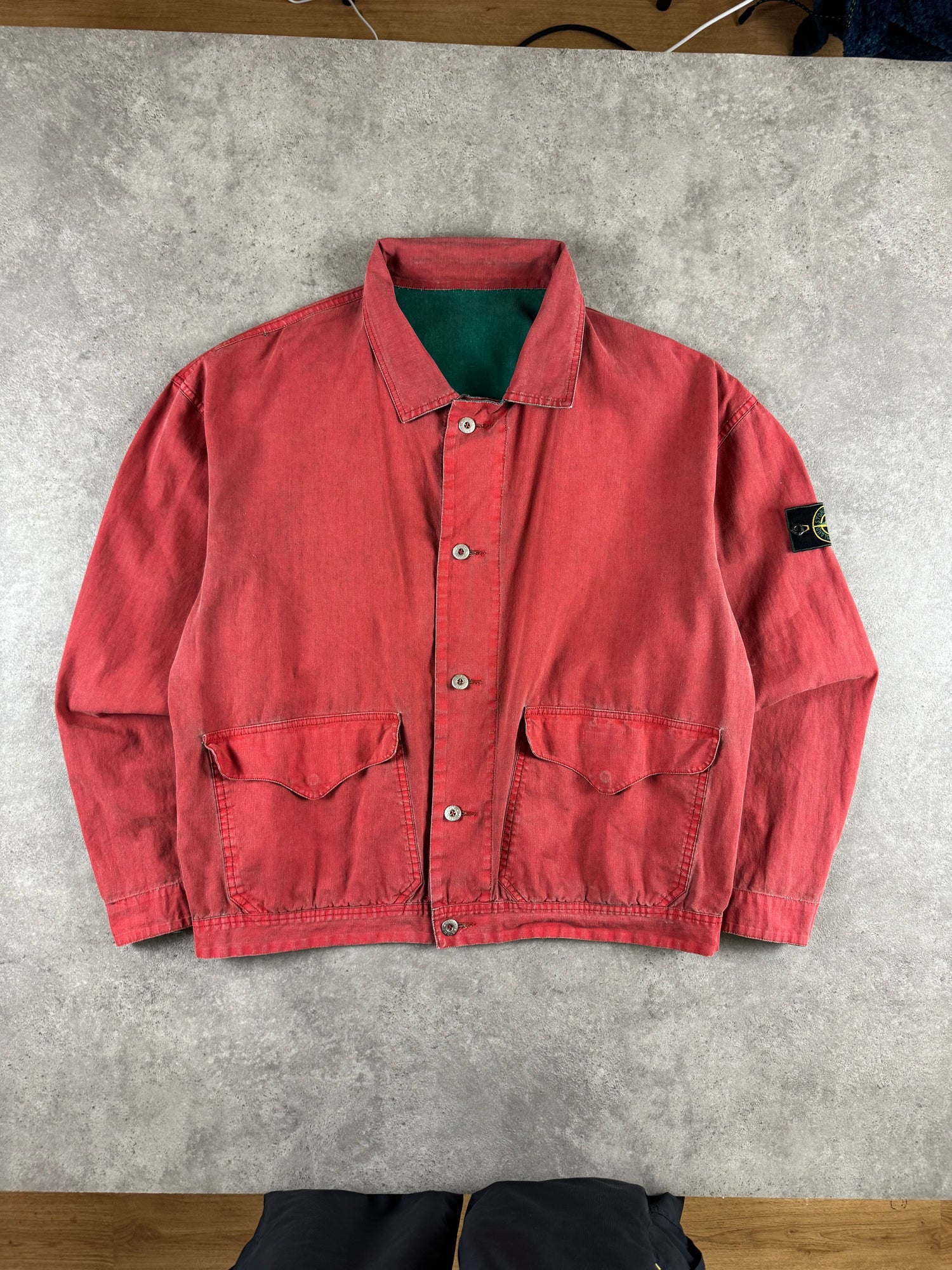 Stone Island 1980’s Reversible Tela Stella Jacket [XL]