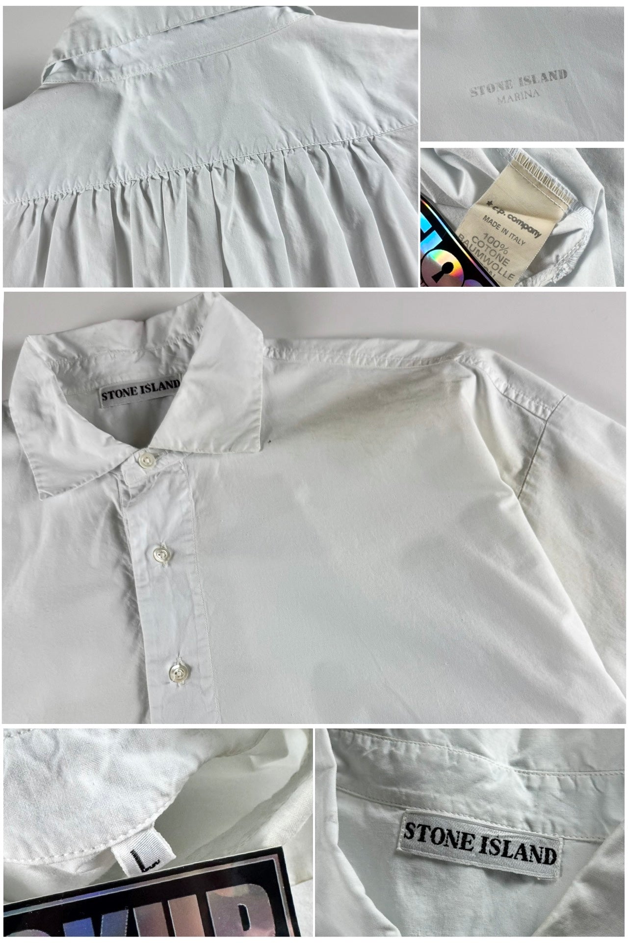 Stone Island 1980’s Marina Short Sleeve Shirt [L]