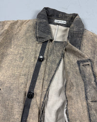 Lino Gommato Reverse Colour Process Jacket
