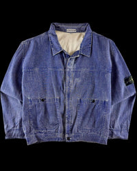 Stone Island 1980’s Denim Pigment Dyed Carpenter Jacket [XL]