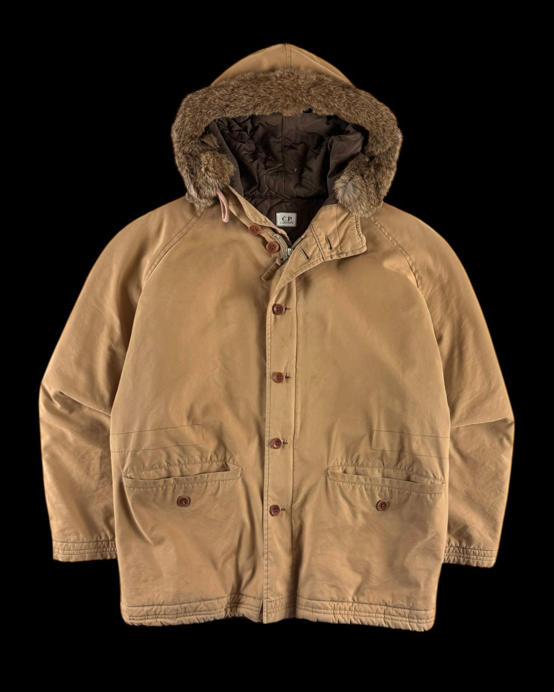 C.P. Company 2000’s Fur Hooded Melville Jacket [L]
