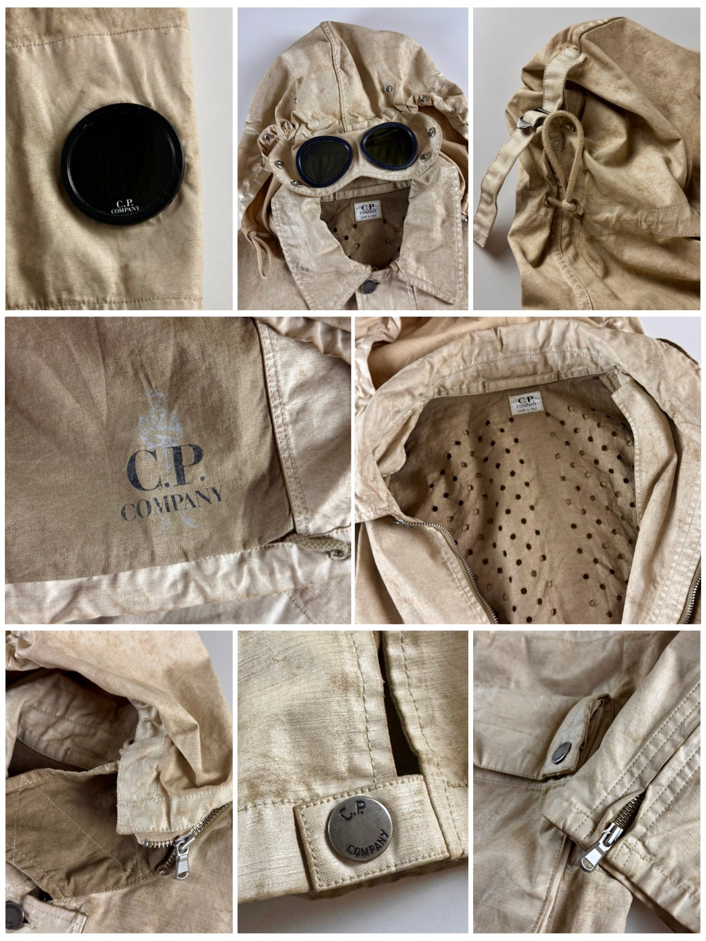 C.P. Company SS 2003 Sandblast Watchviewer Millie Miglia Goggle Jacket [L]