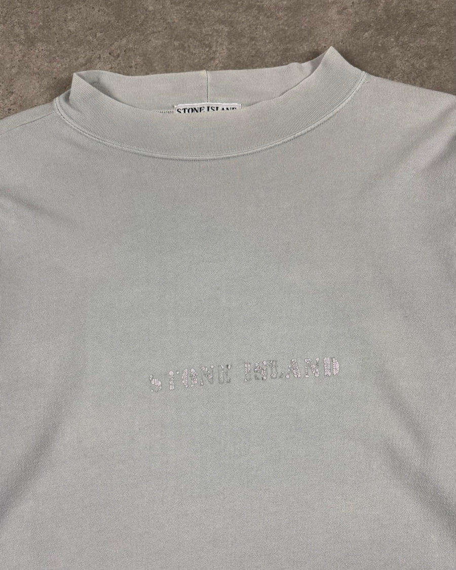 Stone Island 1990’s Reflective Logo Sweatshirt [XL]