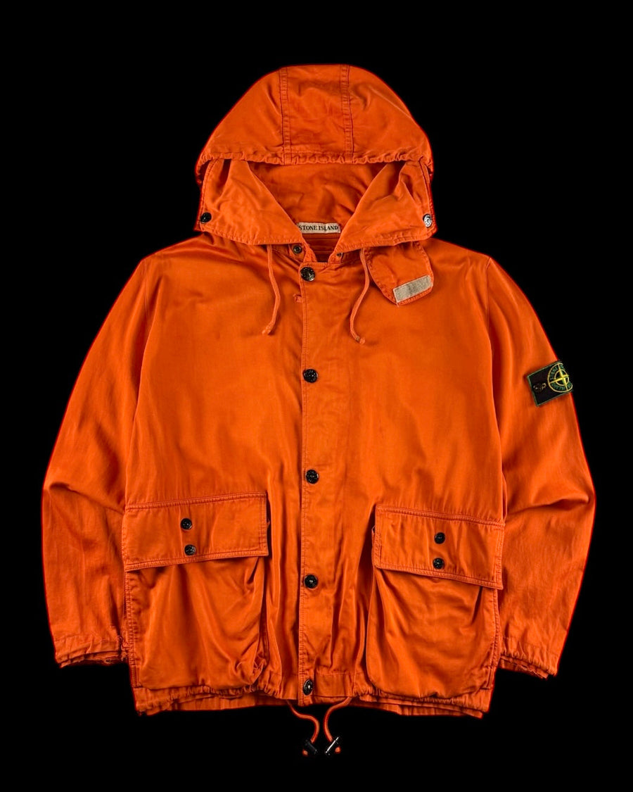 Stone Island 1990 Riot Mask Raso Gommato Jacket [L]