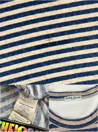Stone Island SS 2007 Striped Compass Logo T-Shirt [L]