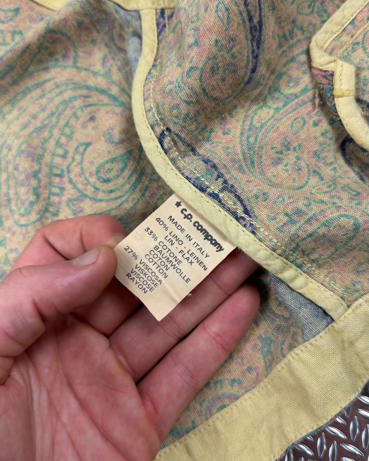 C.P. Company 1980’s Paisley Print Vest [XS]