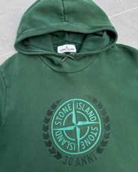 Stone Island 2012 30th Anni Compass Logo Hooded Sweatshirt [L]