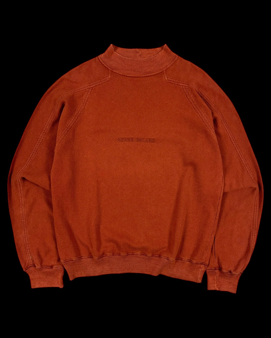 Stone Island 1980’s Embroidered Logo Sweatshirt [L]