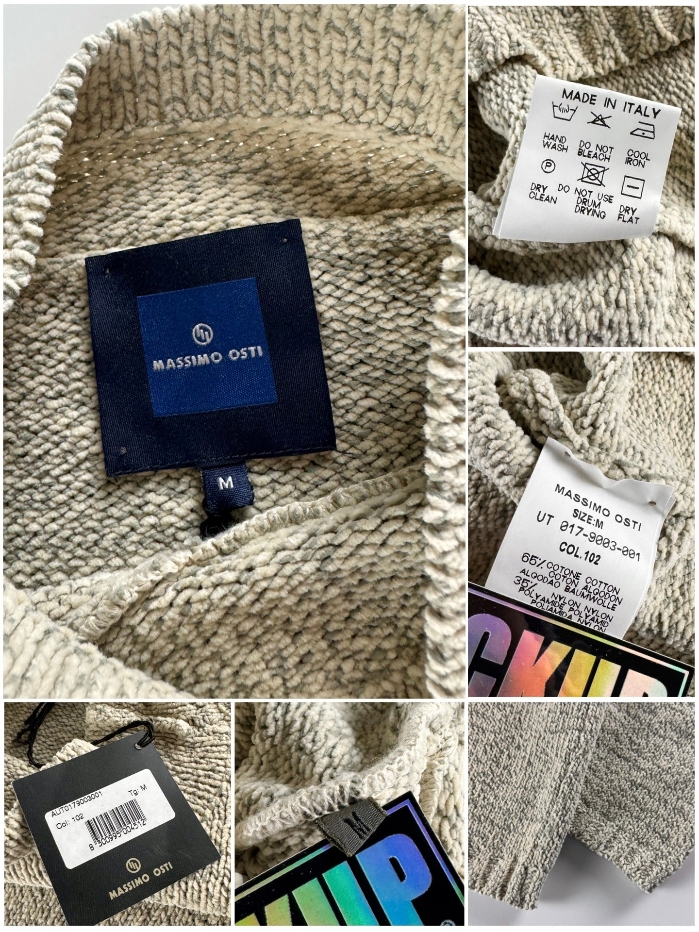 Massimo Osti 2000’s Studio Mock Neck Knitted Sweater [M]