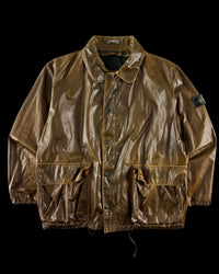 Stone Island AW 1994 Reverse Raso Gommato Glazed Jacket [XXL]