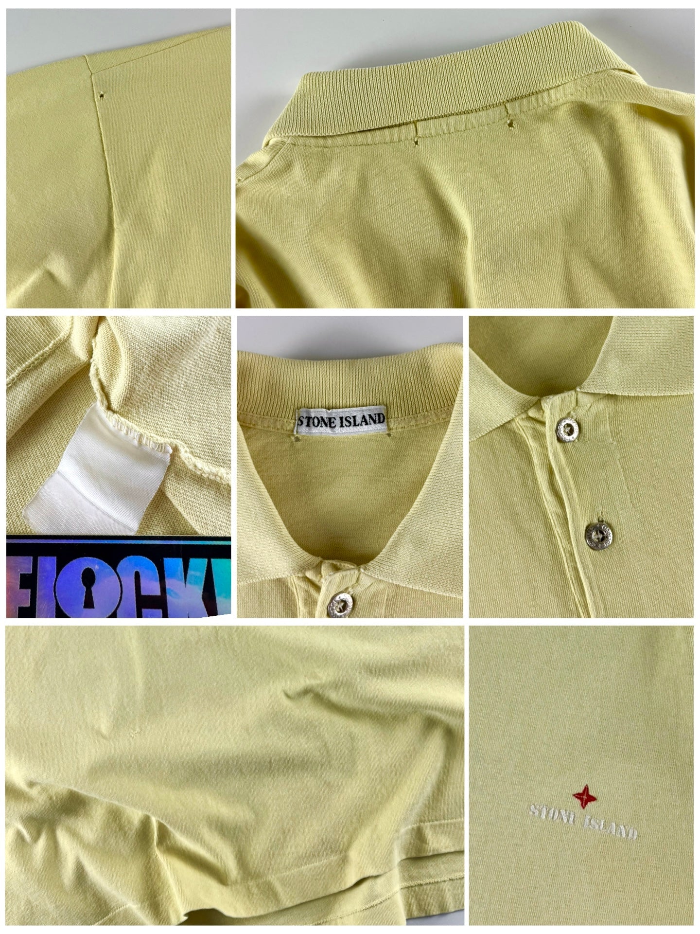Stone Island 1980’s Compass Logo Polo Shirt [L]