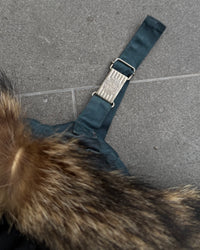 Fur Hood Raso Gommato Jacket
