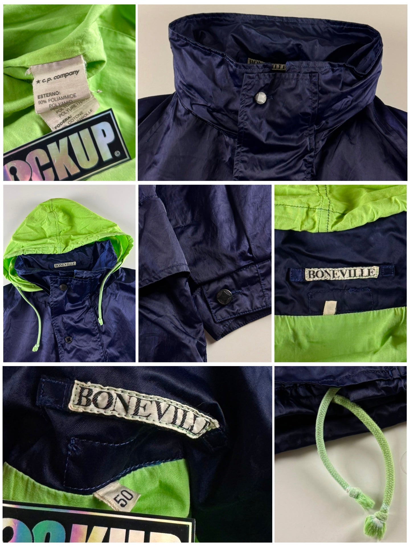 Boneville 1980’s Nylon Cotton Lined Sailing Jacket [XL]