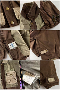 C.P. Company 1980’s Multipocket Suede Hunting Jacket [L]