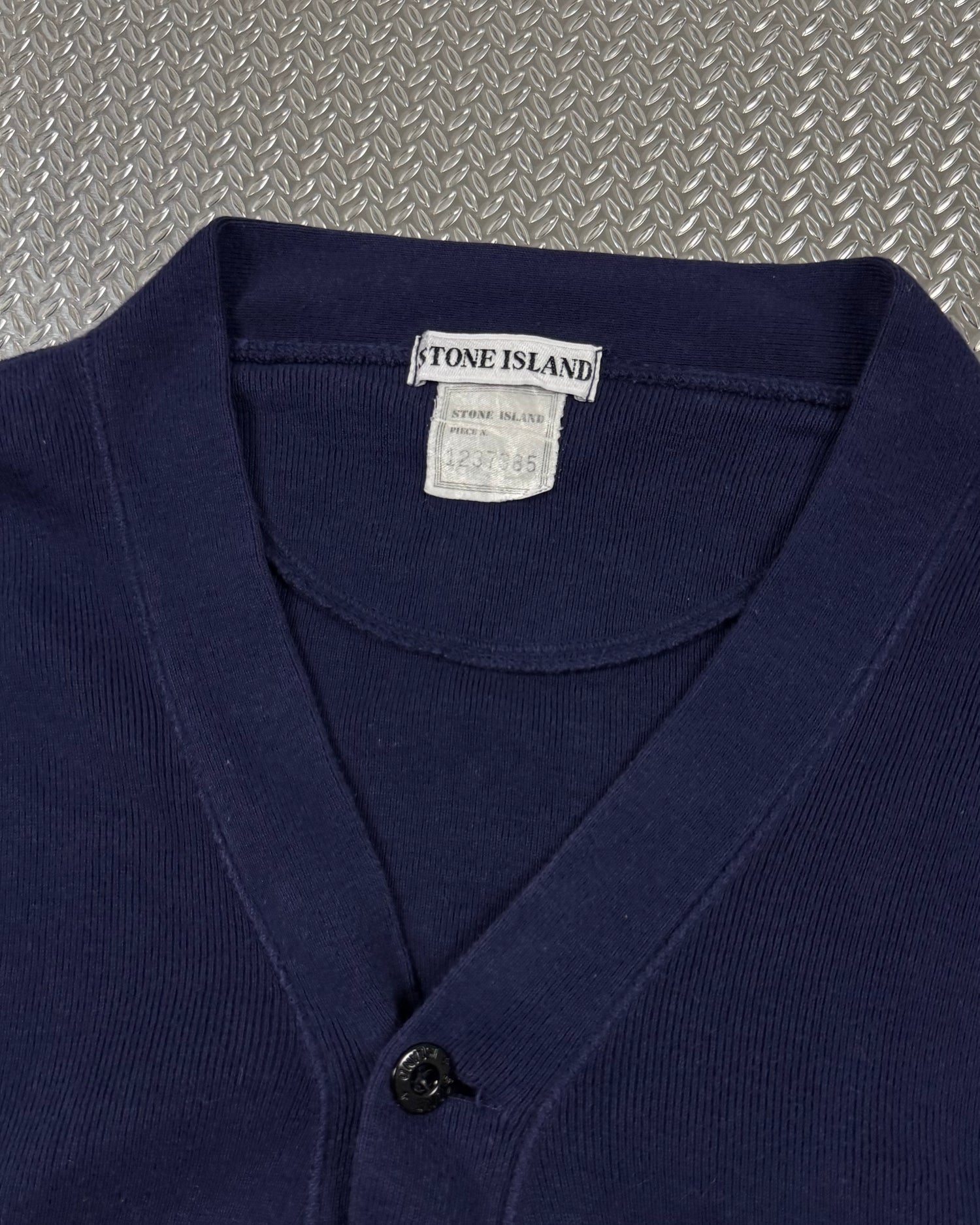 Stone Island 1980’s Compass Logo Cardigan Sweatshirt [XL]