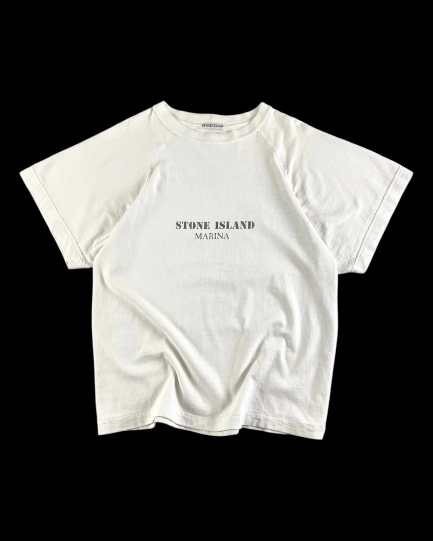 Stone Island 1980's Marina Spellout T-Shirt [M]
