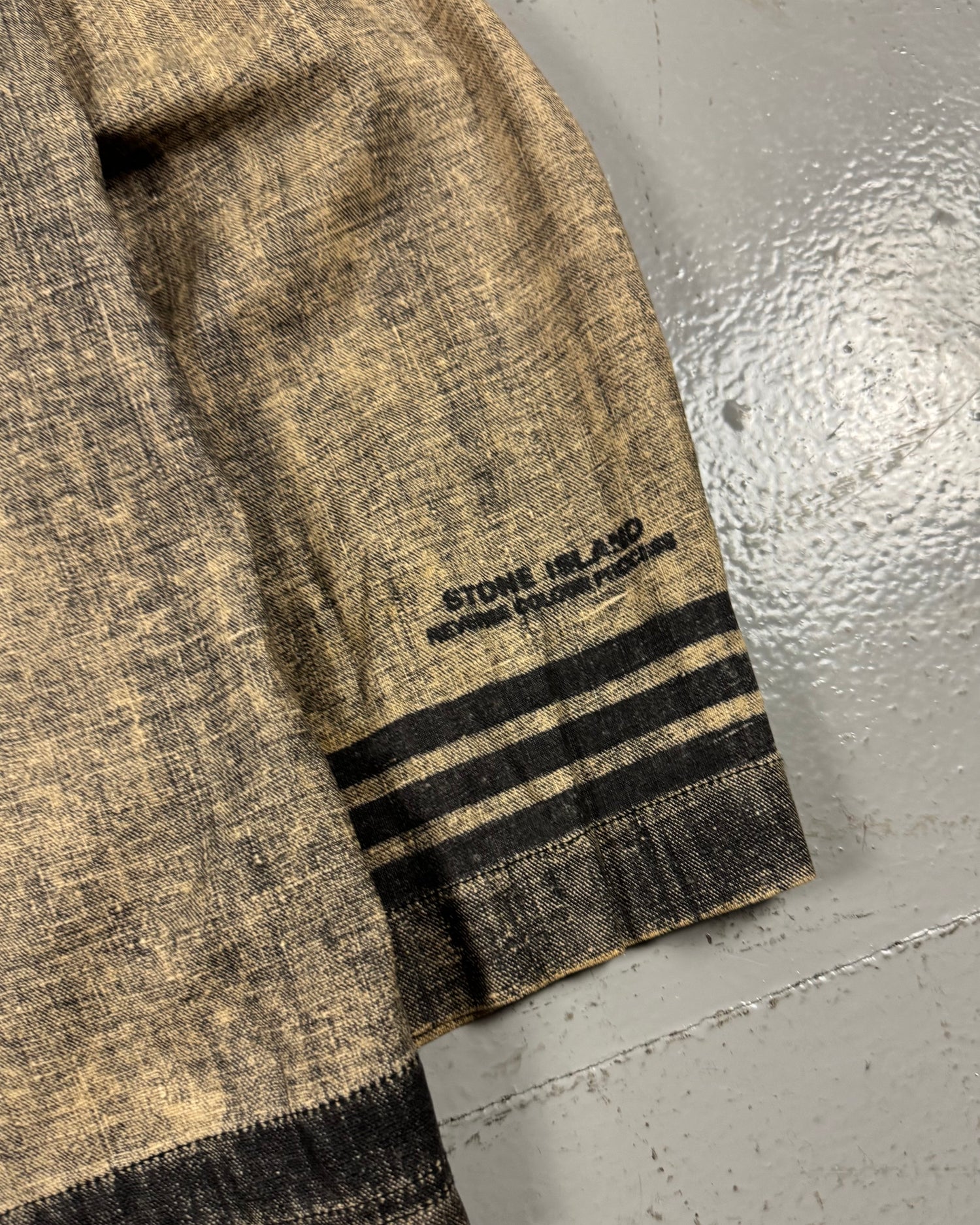 Lino Gommato Reverse Colour Process Jacket