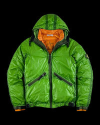 Stone Island 2008 Goose Down Mesh Badge Puffer Jacket [S]