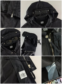 C.P. Company AW 2005 1/2 Leather Millie Miglia Goggle Jacket [52]