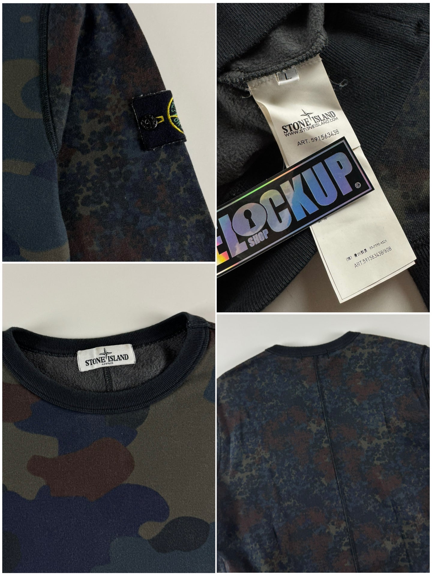 Stone Island AW 2013 Camo Sweatshirt [L]
