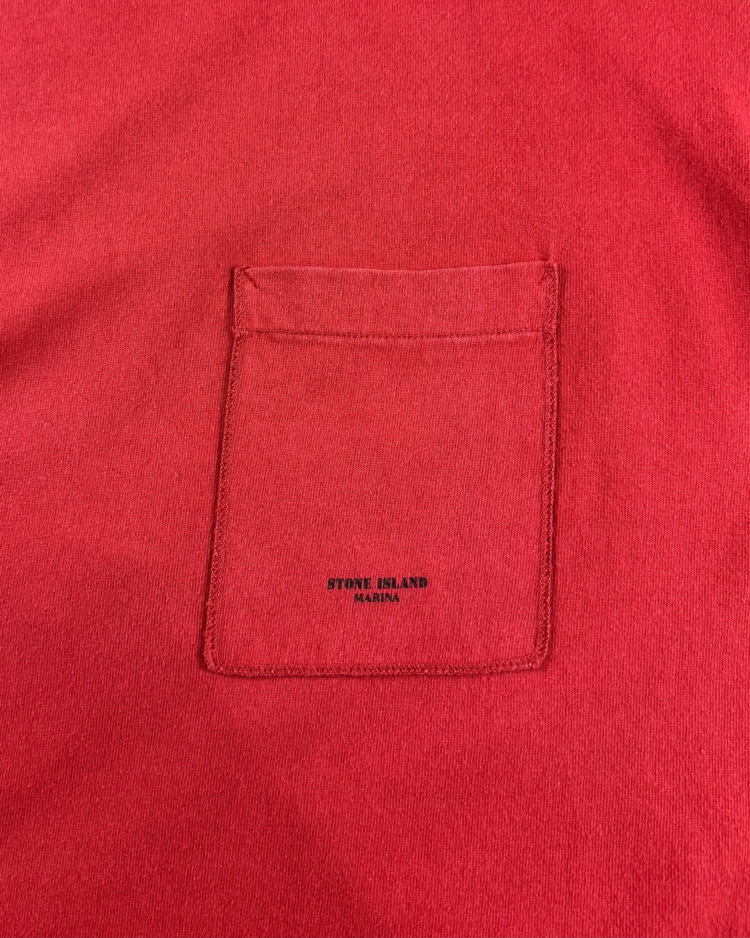 Stone Island 1990’s Marina Logo Pocket Tee [XL]
