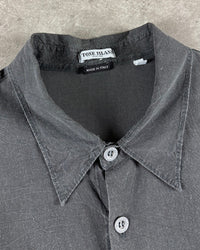Stone Island 2000’s Button Up Anchor Logo Shirt [S]