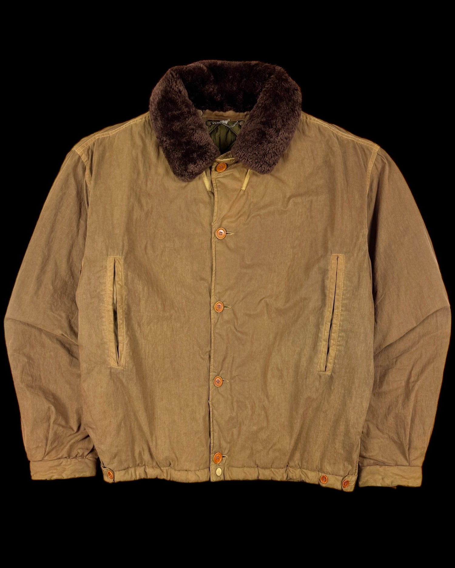 Fur Collared QUILTED Jacket