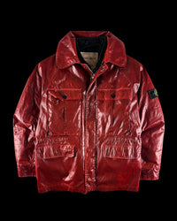 Stone Island AW 1994 Glazed Silk Toffee Wrapper Jacket [XL]