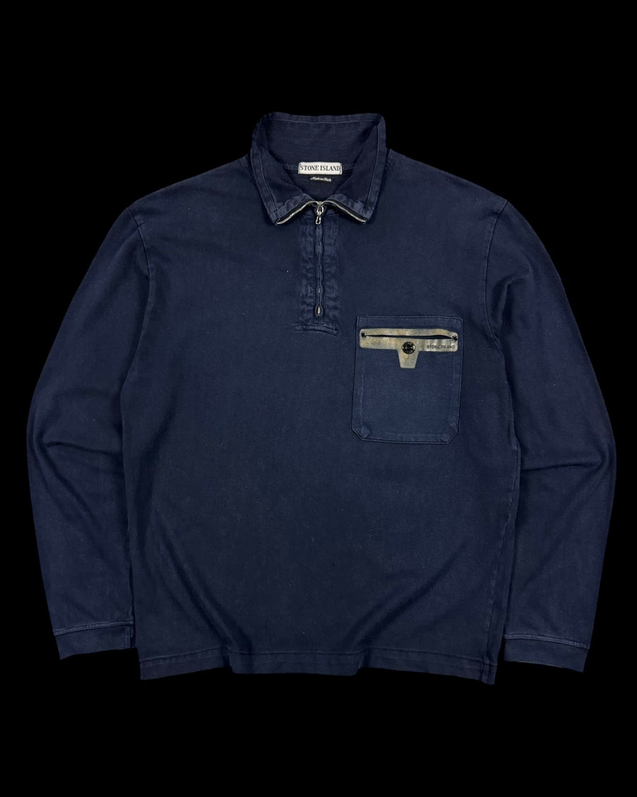 Stone Island SS 2000 1/4 Zip Sweatshirt [M]