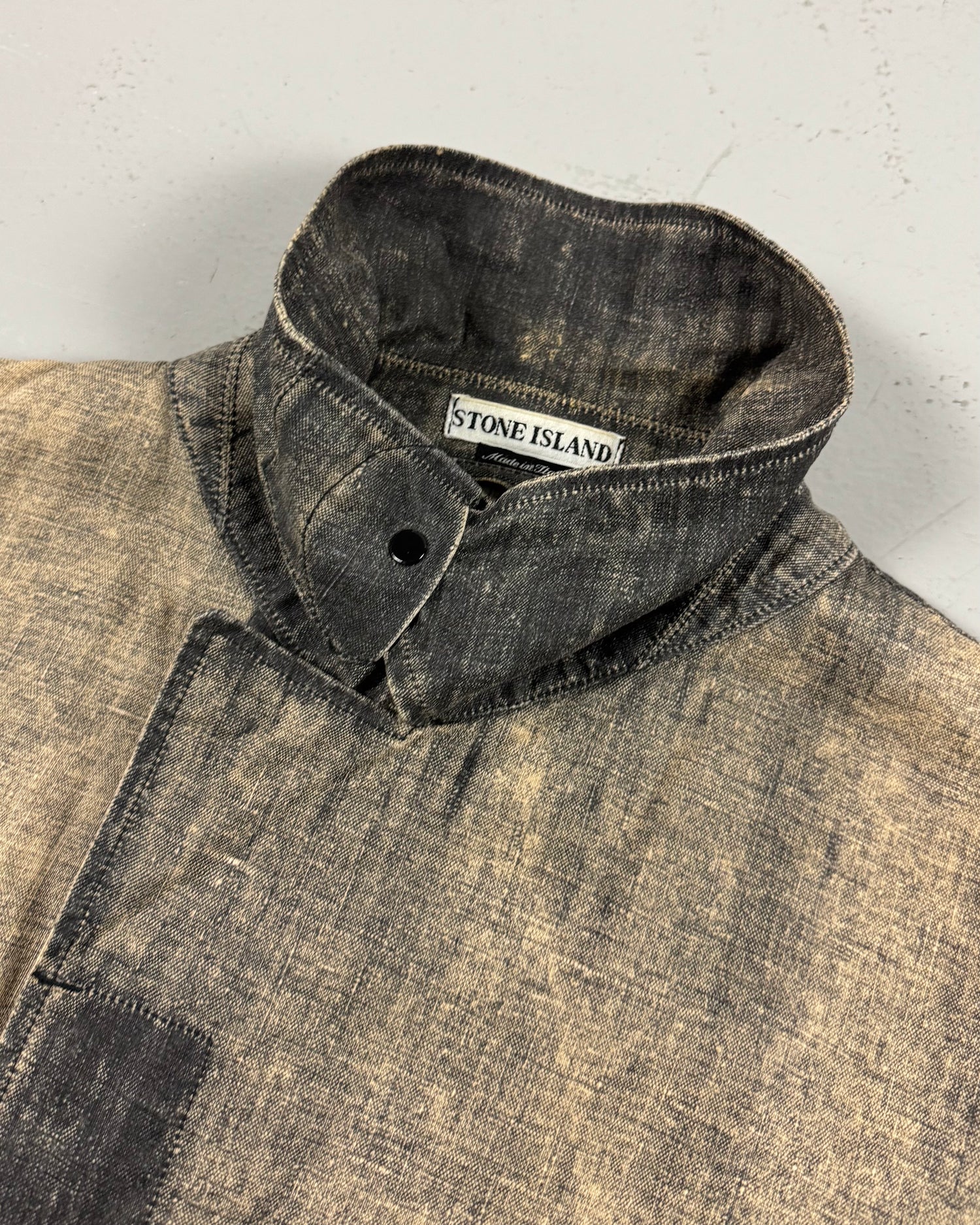 Lino Gommato Reverse Colour Process Jacket