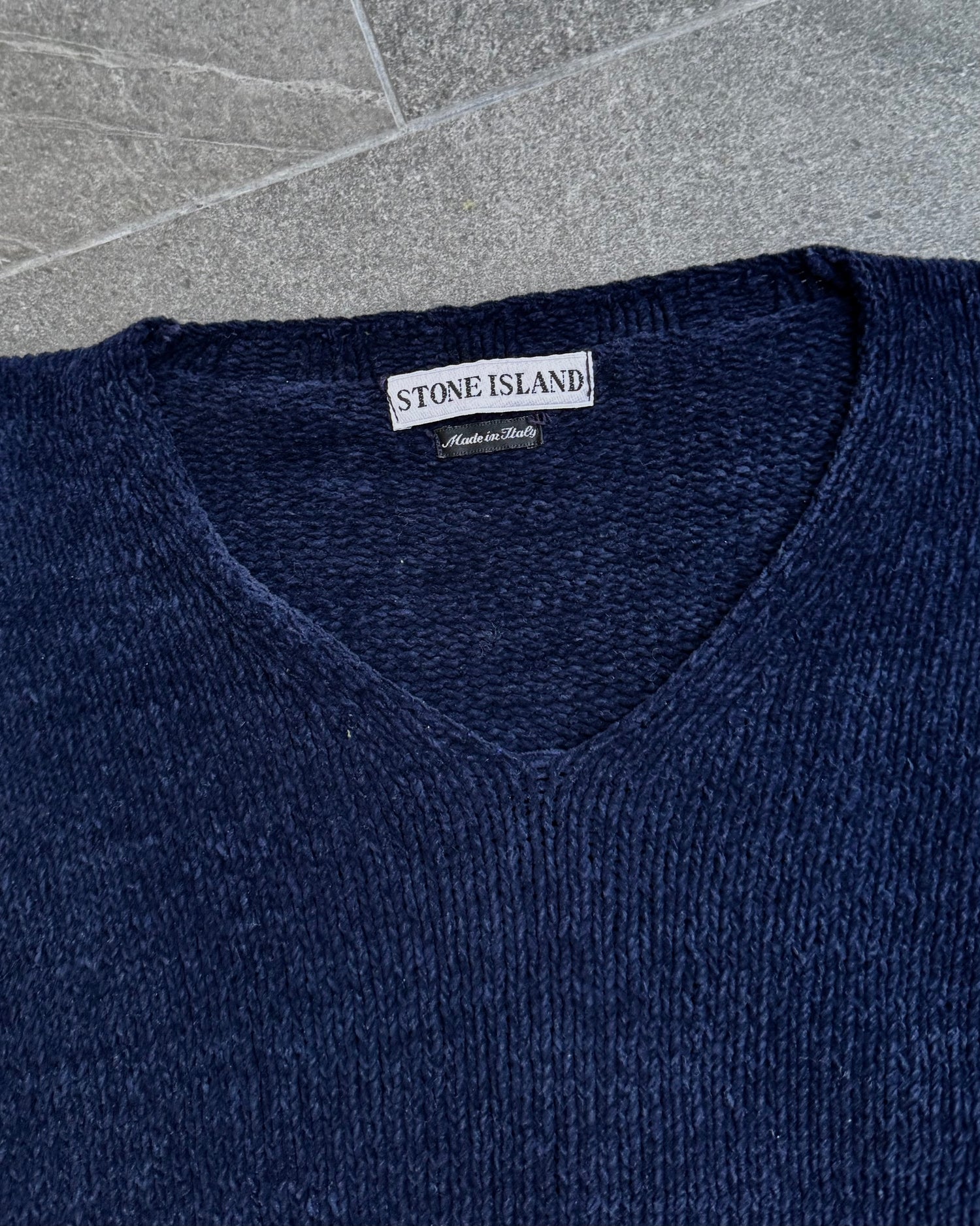 Stone Island 1990’s Chenille Knitted Sweater [S]