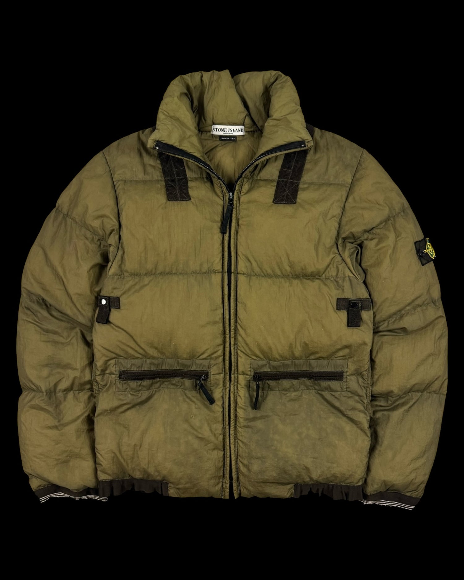 Opaque Nylon Tela Goose Down Jacket