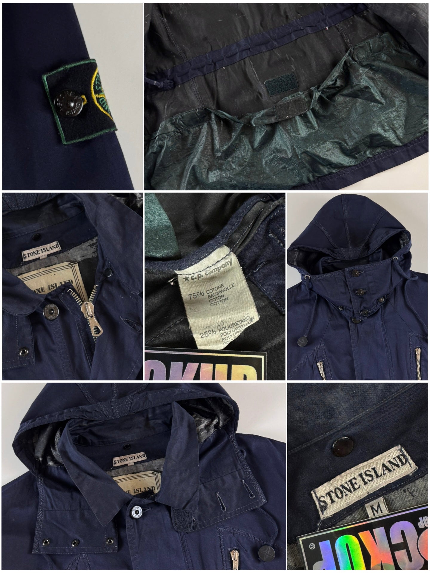 Stone Island AW 1987 Raso Gommato Hunting Jacket [M]