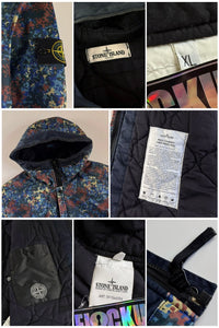 Raso Gommato Camo Print OVD Jacket