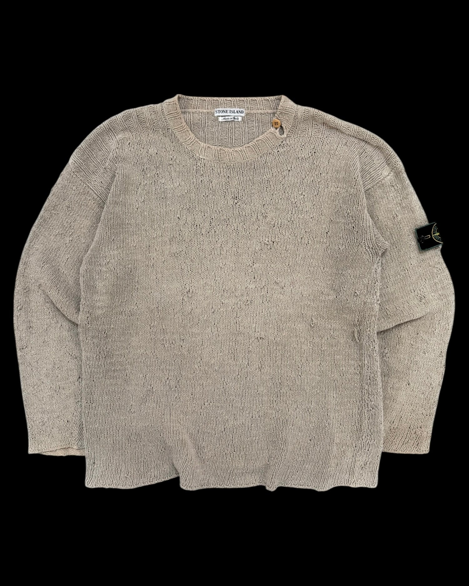 Stone Island AW 1995 Chenille Knitted Sweater [L]