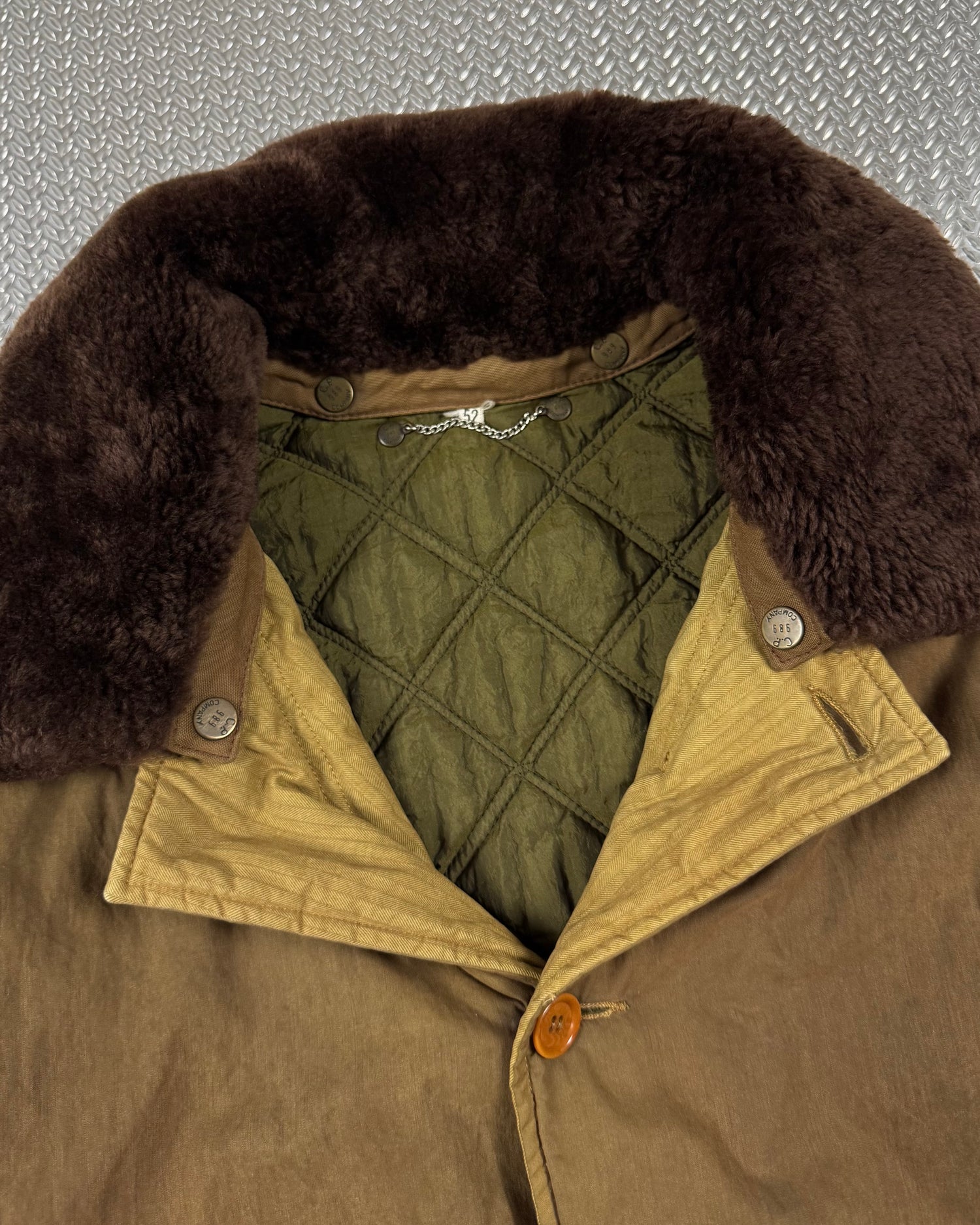 Fur Collared QUILTED Jacket
